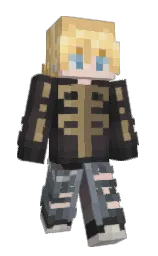 mine shaft and thunder Minecraft skin — Classic model