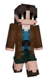 ectodork's Minecraft skin wearing the Builder cape