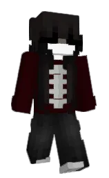 D4RKR0SEE's Minecraft skin wearing the Cherry Blossom cape