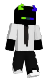 black and mercury Minecraft skin — Slim model — first worn by Fatewatcher