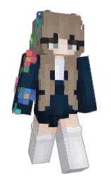 sayukio's Minecraft skin wearing the Moonlight Trail cape