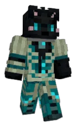 bunker and black Minecraft skin — Classic model — first worn by DarkConn0r