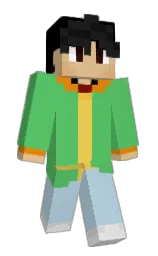 pakoi's Minecraft skin wearing the 15th Anniversary cape
