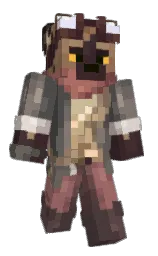 Tiwhy's Minecraft skin wearing the Migrator cape