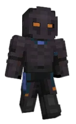 mine shaft and cod gray Minecraft skin — Classic model