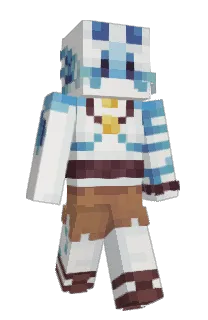 Front of shuriifish's skin