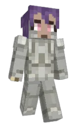 black and delta Minecraft skin — Slim model — first worn by MiniNomii