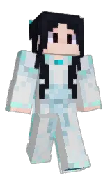 mercury and steel gray Minecraft skin — Classic model
