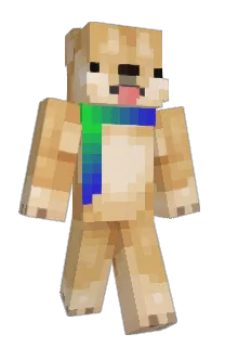 Front of scower's skin