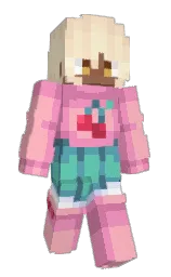 lavender pink and illusion Minecraft skin — Slim model — first worn by Julia_Rosemary