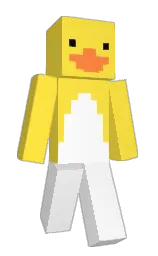 white and gorse Minecraft skin — Slim model — first worn by koridor_