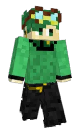 cod gray and emerald Minecraft skin — Classic model — first worn by DaCactiKing