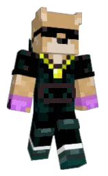 black and whiskey Minecraft skin — Classic model