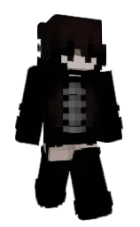 Gummmi's Minecraft skin wearing the Zombie Horse cape