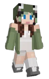 Chloe_Echelon's Minecraft skin wearing the Migrator cape