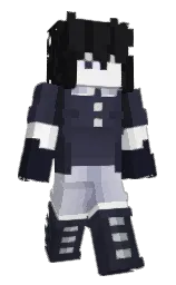 woodsmoke and shark Minecraft skin — Slim model — first worn by SaMaMoMe