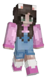 woody brown and taupe Minecraft skin — Slim model