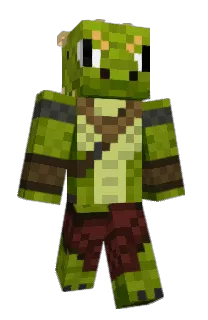 Front of wyrmbait's skin