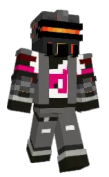 dove gray and rangoon green Minecraft skin — Classic model — first worn by berylbear