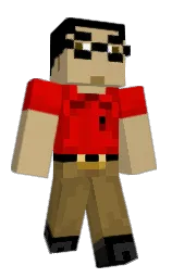 Nobusada's Minecraft skin wearing the Migrator cape