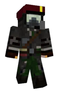 Front of Peer's skin