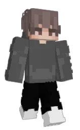 emperor and cod gray Minecraft skin — Classic model