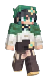 satsuniki04's Minecraft skin wearing the Aurora cape