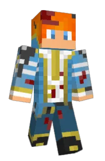 Front of Pakins's skin