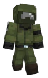 woodland and kelp Minecraft skin — Classic model