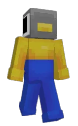 nugget and black Minecraft skin — Slim model