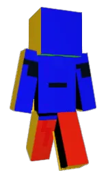 buttercup and blue Minecraft skin — Classic model
