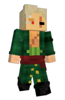 Front of Zerobald's skin