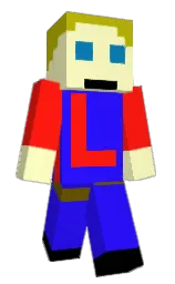 blue and pale prim Minecraft skin — Classic model — first worn by Luckyluc2911