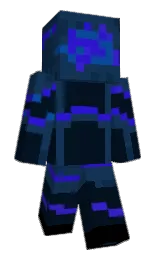 black pearl and blue zodiac Minecraft skin — Classic model