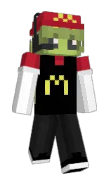 black and mine shaft Minecraft skin — Slim model