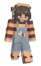 HotMelonE's Minecraft skin wearing the Migrator cape