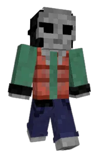 Front of D4VID's skin