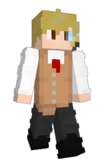 Front of JustaLog's skin