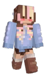polo blue and spindle Minecraft skin — Slim model