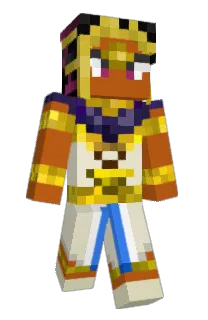Front of Clased's skin