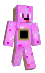 blush pink and husk Minecraft skin — Slim model — first worn by OzenYTB