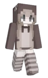 Celestions's Minecraft skin wearing the Purple Heart cape