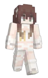 bianca and peach cream Minecraft skin — Slim model — first worn by ParacosmOvO