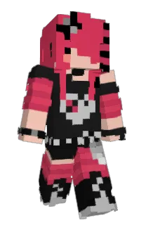 Front of SHES2LUCKY's skin