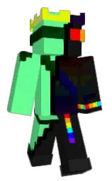 cod gray and screamin' green Minecraft skin — Classic model