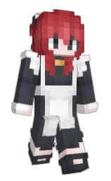 mako and white Minecraft skin — Slim model — first worn by Tbpmh