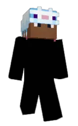 twilight blue and lily white Minecraft skin — Slim model — first worn by dragloner
