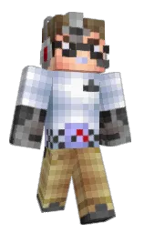 EvanCF's Minecraft skin wearing the Migrator cape