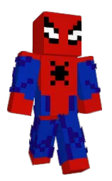 milano red and international klein blue Minecraft skin — Classic model