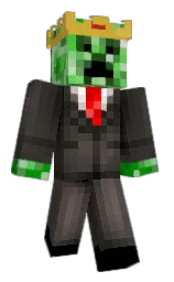 black and rangitoto Minecraft skin — Classic model — first worn by Jonpai_official